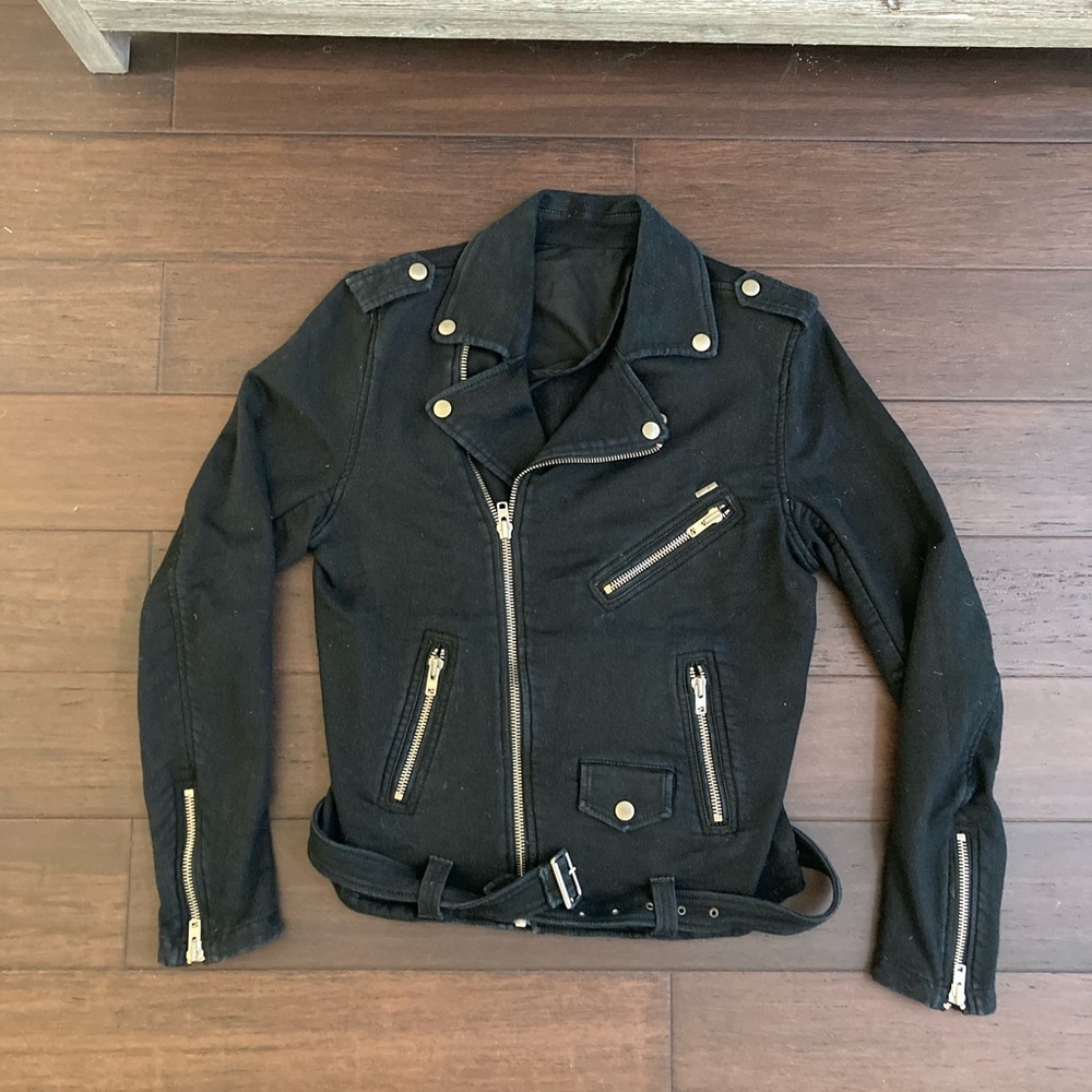 Black Diesel Moto/Biker Jacket
